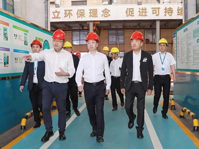 開拓合作 共贏發展｜熱烈（liè）歡迎文（wén）成縣縣（xiàn）長羅招政一行蒞（lì）臨集團考察調研